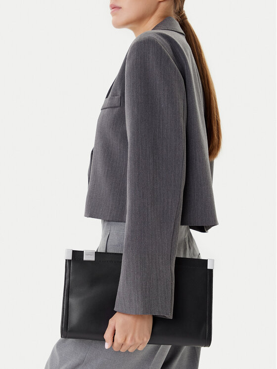 Calvin Klein Calvin Klein Torbica Ck Narrate Oversized Clutch K60K612989 Crna
