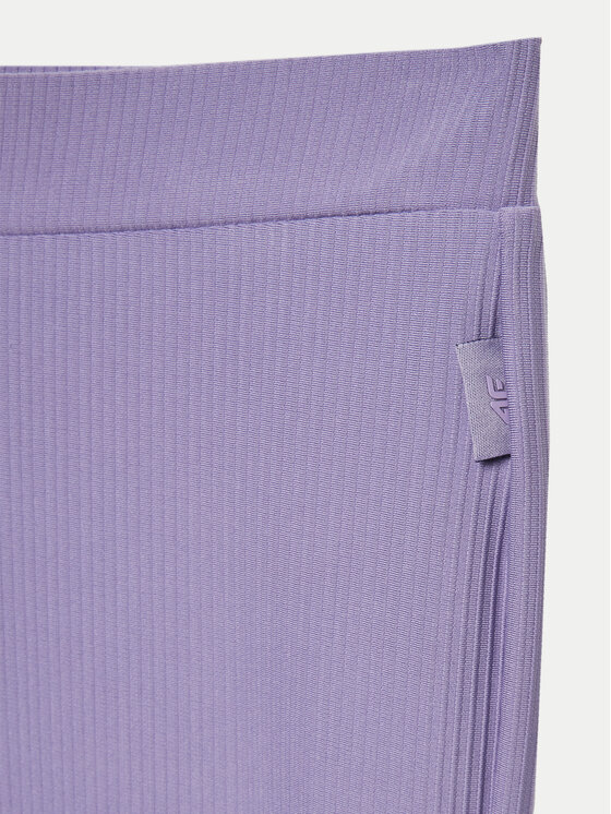 4F 4F Szorty sportowe 4FJWSS24TTIGF134 Fioletowy Slim Fit
