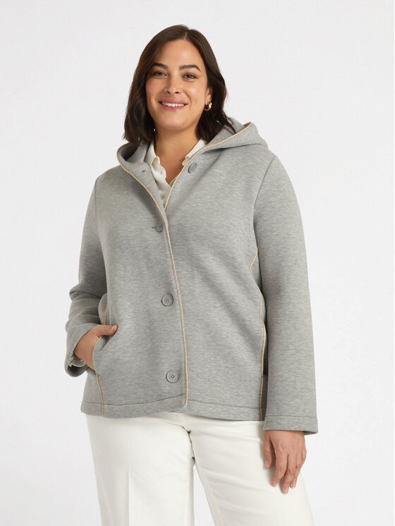 Fiorella Rubino Fiorella Rubino Cappotto 8074L000079N013 Grigio A-Line Fit