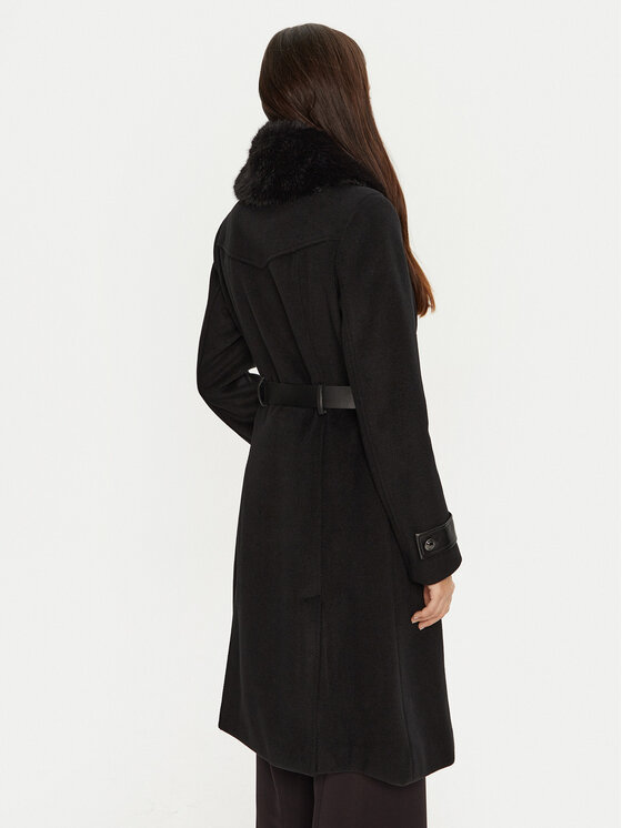 Guess Guess Cappotto di transizione Amelia W4BL46 WGKI2 Nero Regular Fit