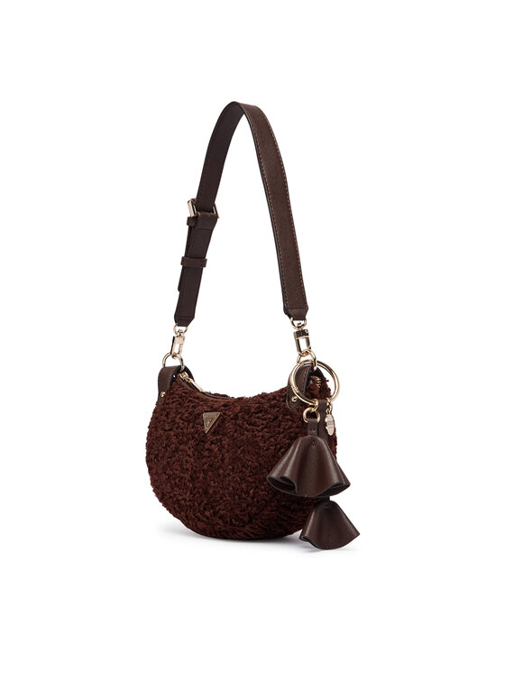 Guess Guess Torebka Katie HWWG22 53180 Brązowy ciemny