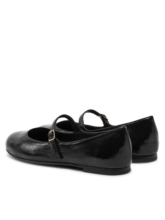 AGL AGL Baleriny Milly Mary Jane D544031PCCREAS0000 Czarny
