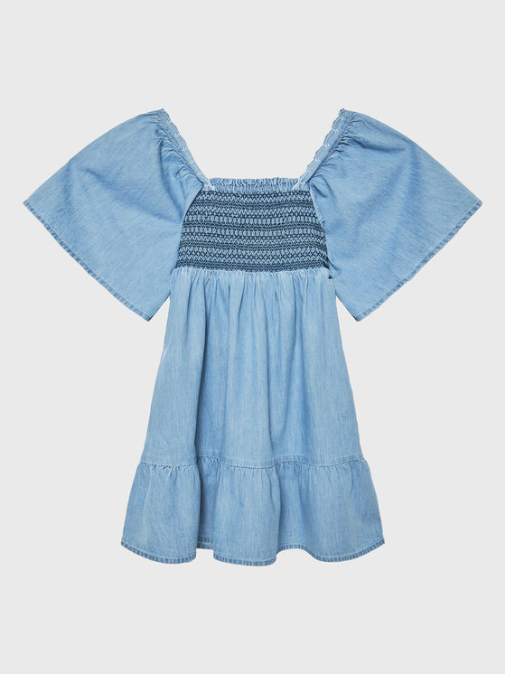 Pepe Jeans Pepe Jeans Rochie de zi Soronaty PG951603 Albastru celest Regular Fit