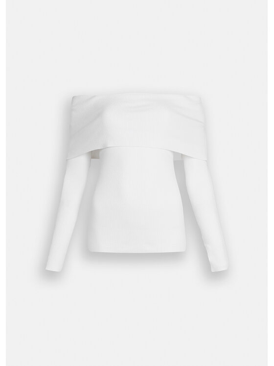 Liu Jo Liu Jo Maglione MF5439MS49I10701 Bianco Slim Fit