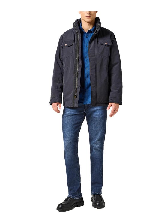 Wrangler Wrangler Jeansy 112360405 Granatowy Straight Fit
