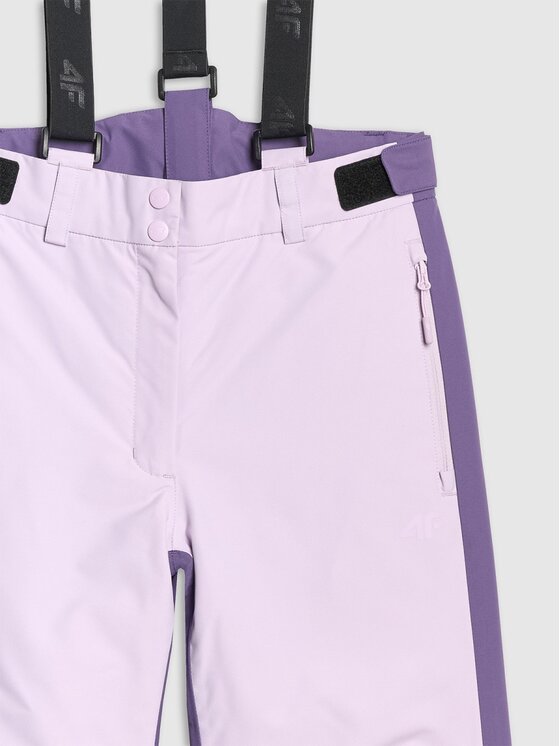 4F 4F Pantaloni da snowboard 4FJRAW25TFTRF1243-50S Viola Regular Fit