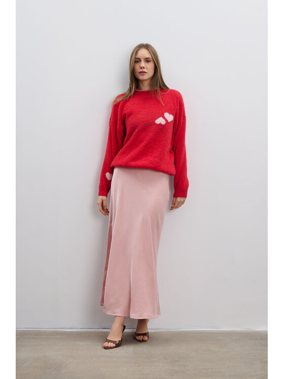 Fobya Damski Fobya Sweter, rozmiar XS/S Czerwony, F2105