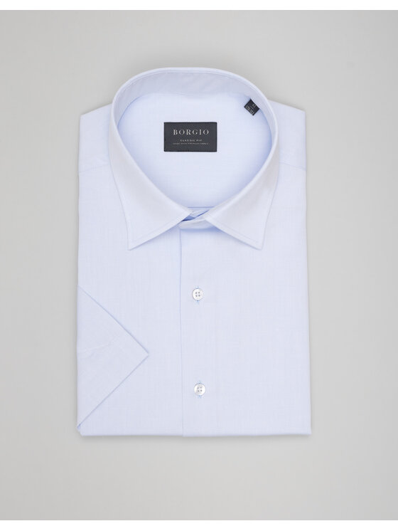 Borgio Borgio Koszula canosa_00609 Niebieski Classic Fit