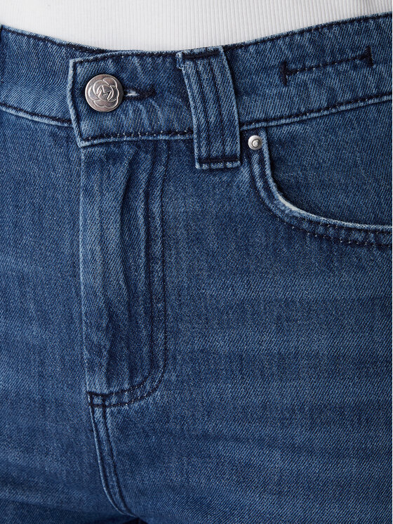 Marella Marella Jeans hlače 2613181014 Modra Wide Leg