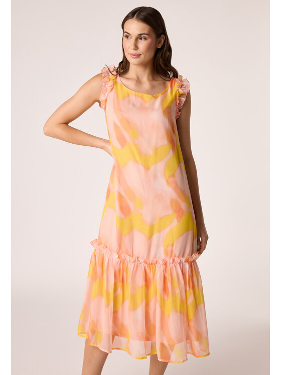 QUIOSQUE QUIOSQUE Sukienka letnia QUIOSQUE 4SF005956 Kolorowy Regular Fit