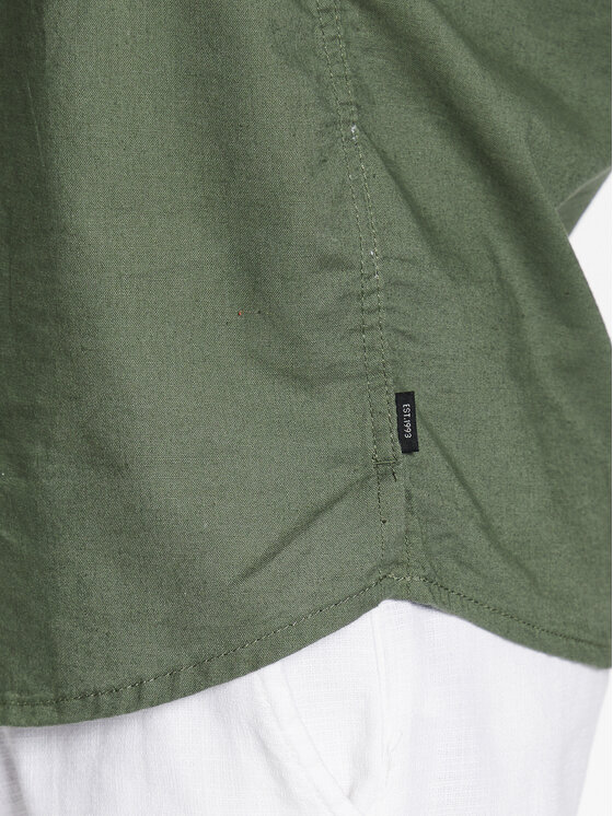 INDICODE INDICODE Košile Rollo 20-333 Khaki Regular Fit