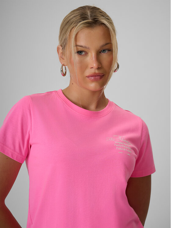 4F 4F T-Shirt COMMERCIAL Różowy Regular Fit