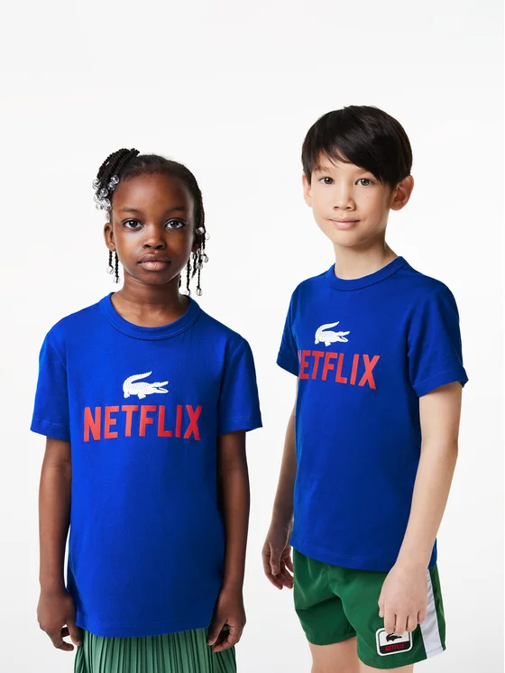 Lacoste T-Shirt TJ5543 Blau Regular Fit