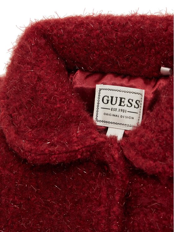 Guess Guess Prehodna jakna A5BL01 WGIT0 Bordo rdeča Regular Fit