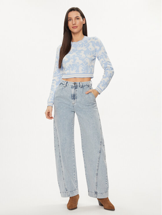 United Colors Of Benetton United Colors Of Benetton Sweater 1094E109I Kék Regular Fit