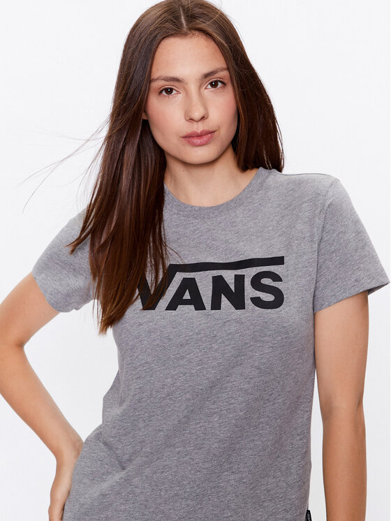 Vans Vans T-Shirt Wm Flying V Crew Tee VN0A3UP4 Grau Regular Fit