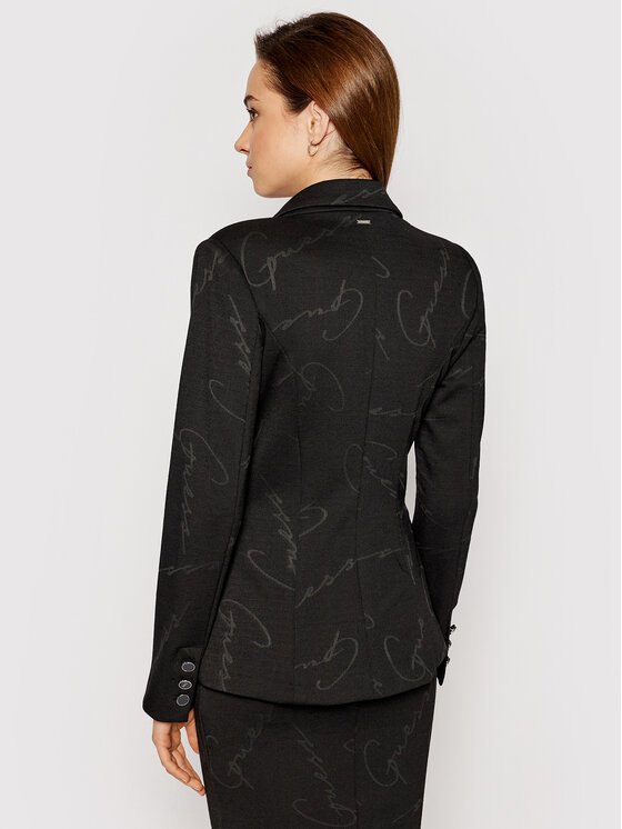 Guess Guess Giacca da abito Micela W1RN09 KAFA2 Nero Slim Fit