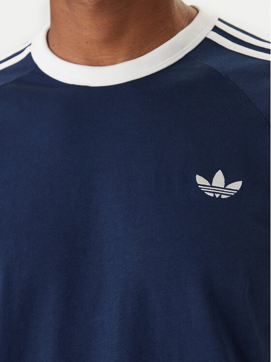 adidas adidas Majica 3-Stripes KE3536 Mornarsko modra Regular Fit