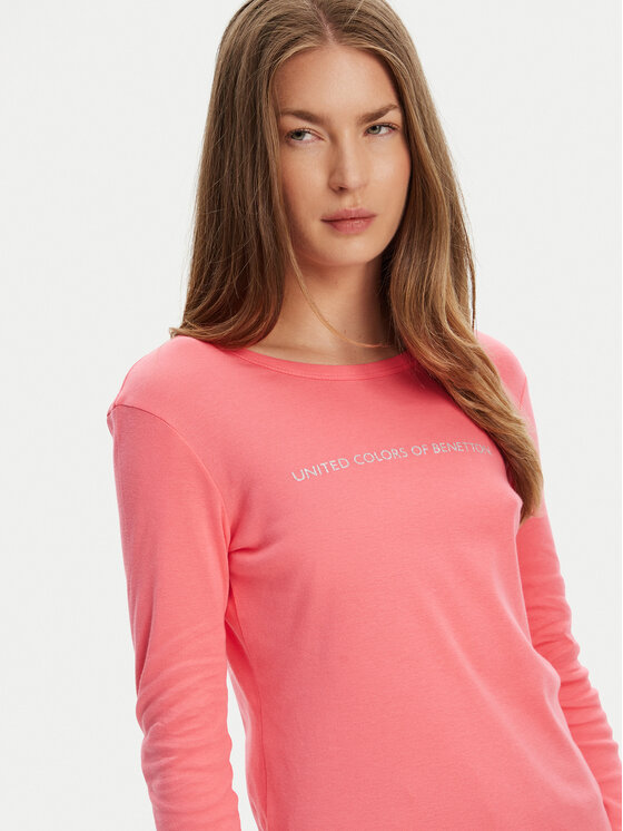 United Colors Of Benetton United Colors Of Benetton Bluse 3GA2E16G0 Rosa Regular Fit