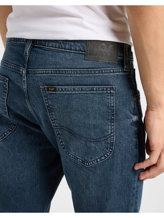 Lee Lee Jeansy LUKE Niebieski Slim Fit