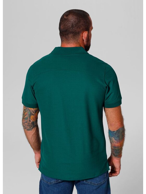 PITBULL PITBULL T-Shirt Koszulka Zielony Regular Fit