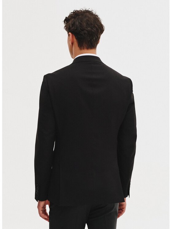 Pako Lorente Pako Lorente Marynarka P25BN-3X-003 Czarny Slim Fit