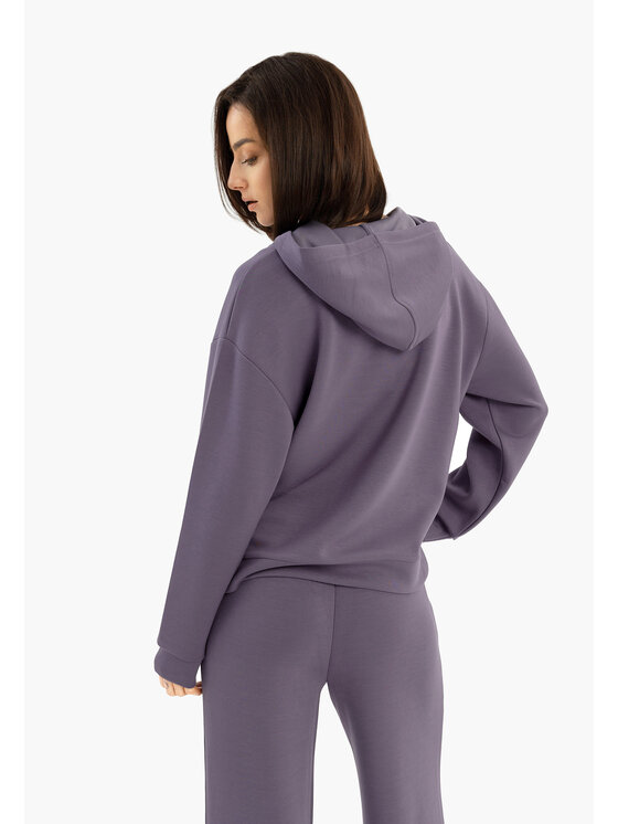 Volcano Volcano Bluza B-MIDA Fioletowy Regular Fit