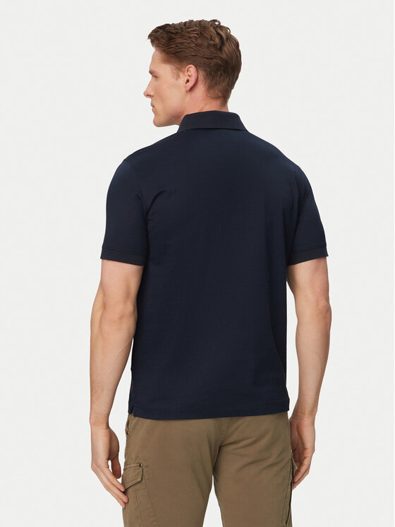 Aeronautica Militare Aeronautica Militare Polokošeľa 261PO1917UJ00682 Tmavomodrá Regular Fit