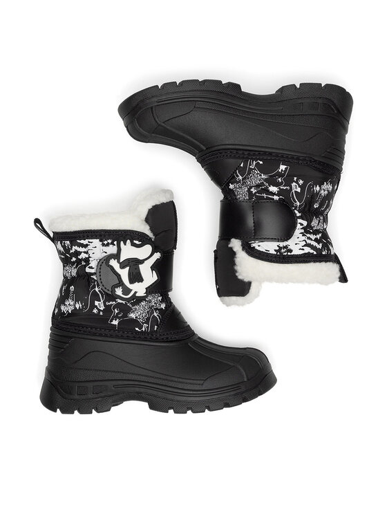 Moomin Moomin Μπότες Χιονιού AW24-135MMN Μαύρο