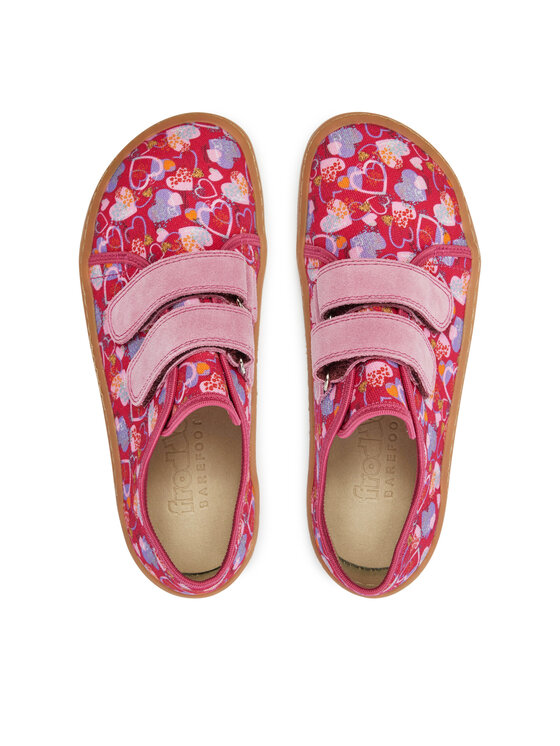 Froddo Froddo Papuče Barefoot Canvas G1700390-2 S Ružičasta