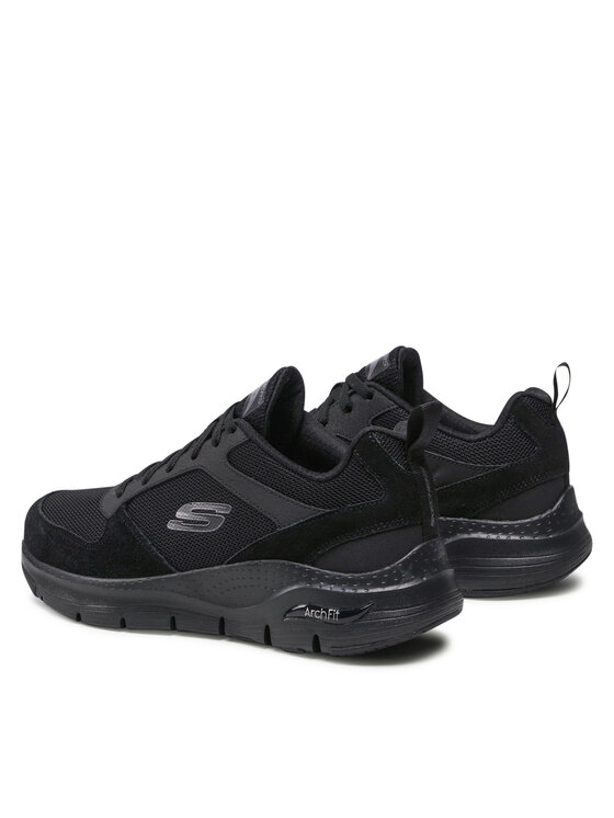 Skechers Skechers Sneakersy Servitica 232101/BBK Czarny