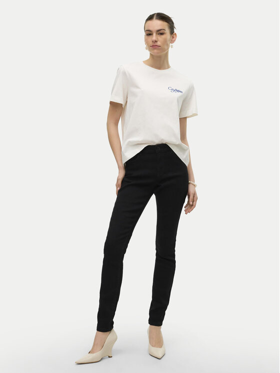 Vero Moda Vero Moda Farmer Melly 10310691 Fekete Skinny Fit