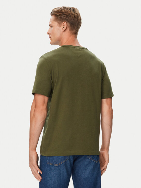 Tommy Hilfiger Tommy Hilfiger T-Shirt Ess Seasonal MW0MW39995 Khakifarben Regular Fit