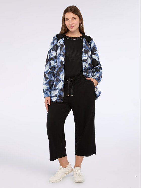 Fiorella Rubino Fiorella Rubino Pantaloni di tessuto P830L002204N033 Nero Cropp Fit