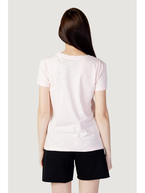 Blauer Blauer T-Shirt LOGO PAILLETTES Ροζ Shirt Fit