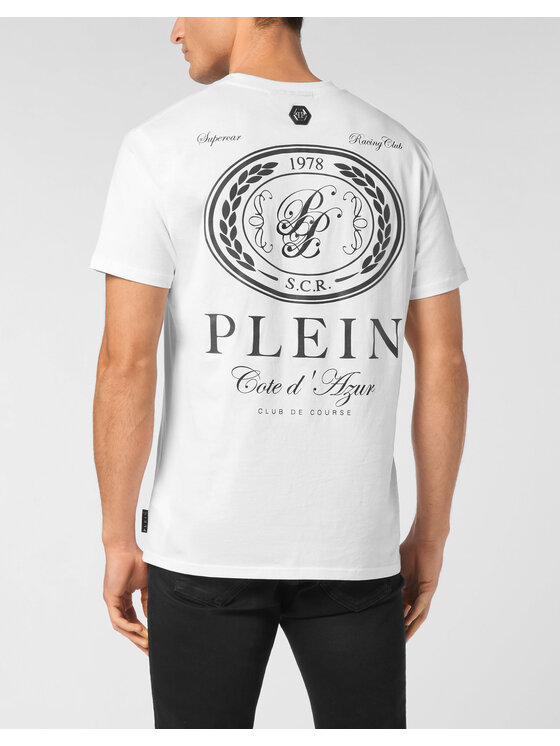 PHILIPP PLEIN PHILIPP PLEIN T-Shirt 24699 Biały Regular Fit