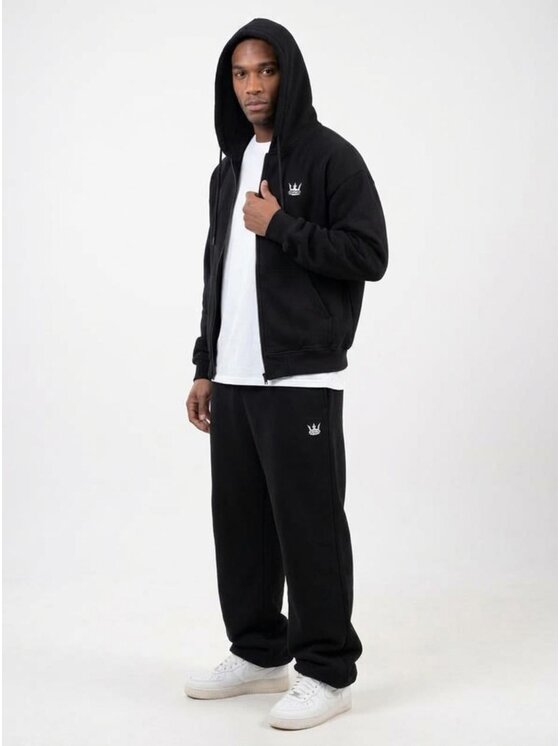 Jigga Wear Jigga Wear Dres Szeroki Luźny wygodny 133348 Czarny Oversize