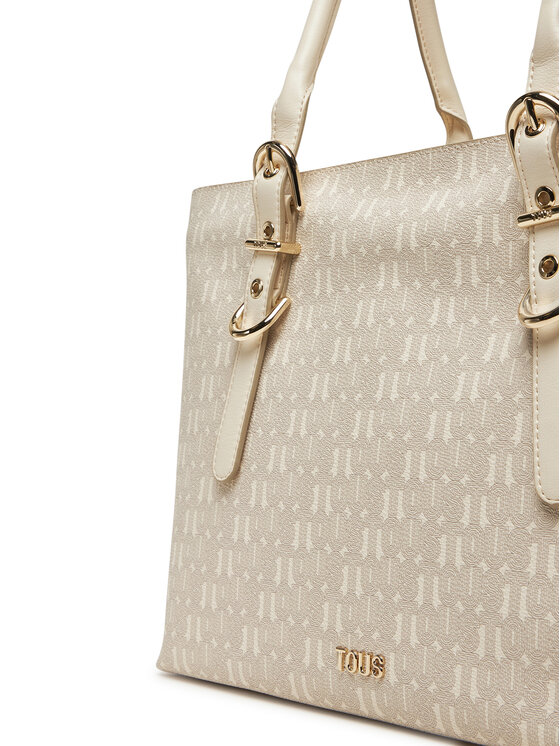 TOUS TOUS Borsetta Buckles Silhouette 2002201901 Crema