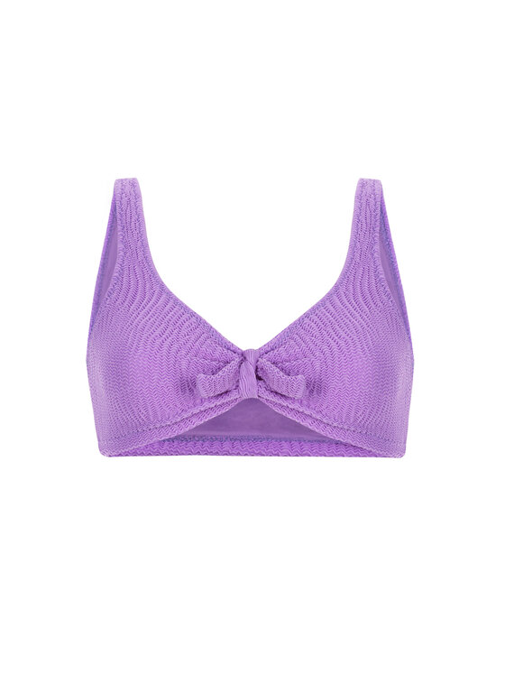 Miss Lou Miss Lou Bikini pezzo sopra G-SP1-FL Viola