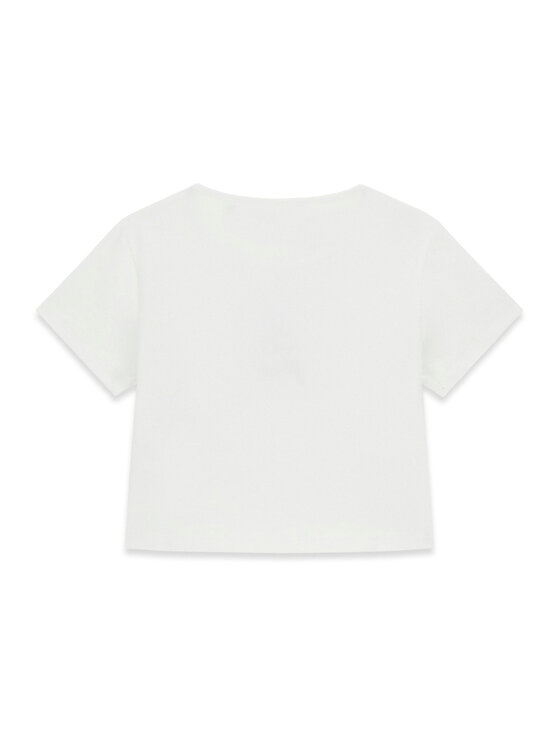 Guess Guess Tričko J6GI10 K6YW4 Biela Relaxed Fit