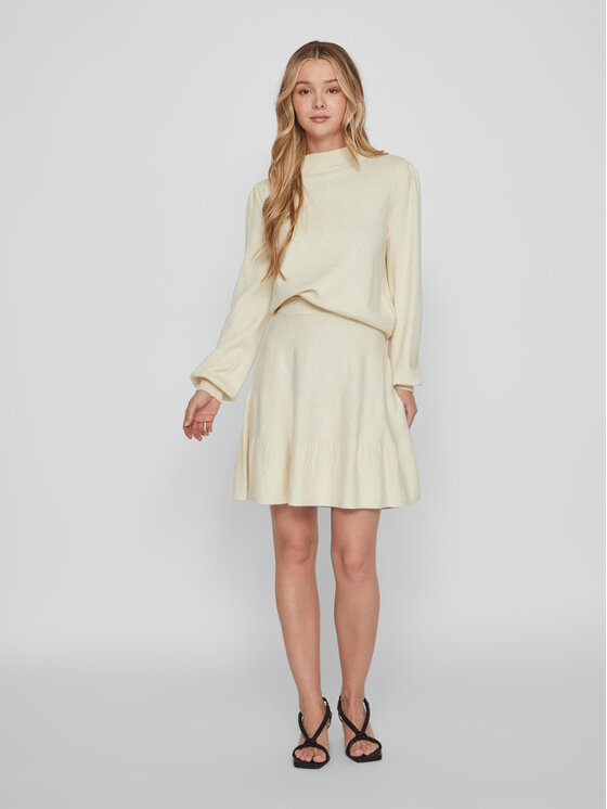 Vila Vila Maglione 14084179 Beige Regular Fit