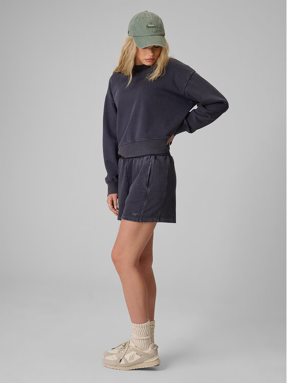 4F 4F Szorty sportowe APRES SEA Granatowy Regular Fit