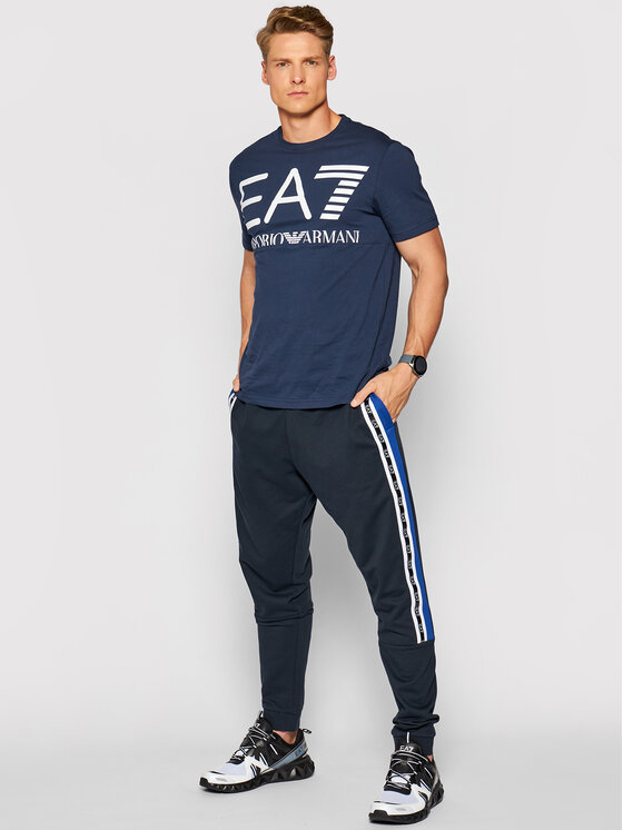 T-shirt 6KPT23 PJ6EZ 1554 Blu scuro Regular Fit