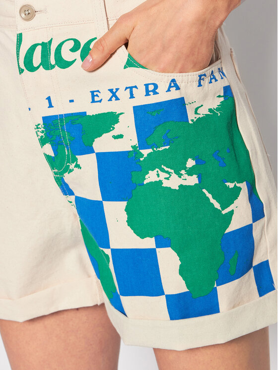 Vans Vans Medžiaginiai šortai Eco Positivity VN0A5LHZ Smėlio Regular Fit