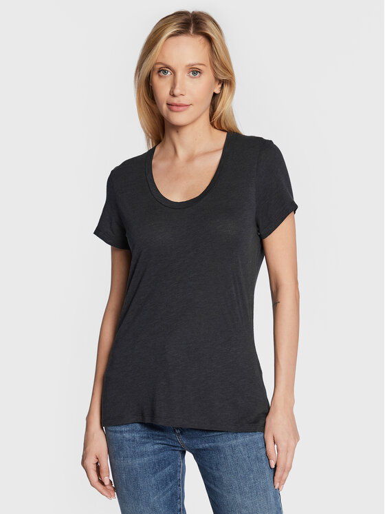 Női Póló American Vintage, Méret: XS, Sötétkék, Jacksonville JAC48H22