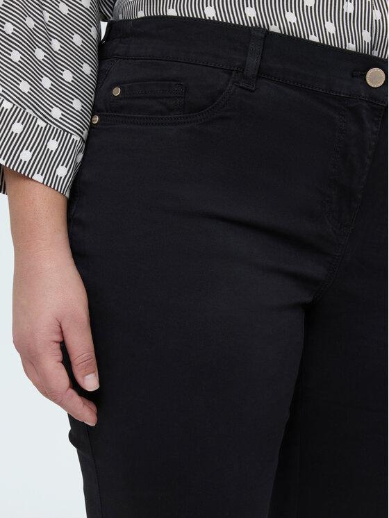 Fiorella Rubino Fiorella Rubino Pantaloni di tessuto P707T005160N033 Nero Flare Fit