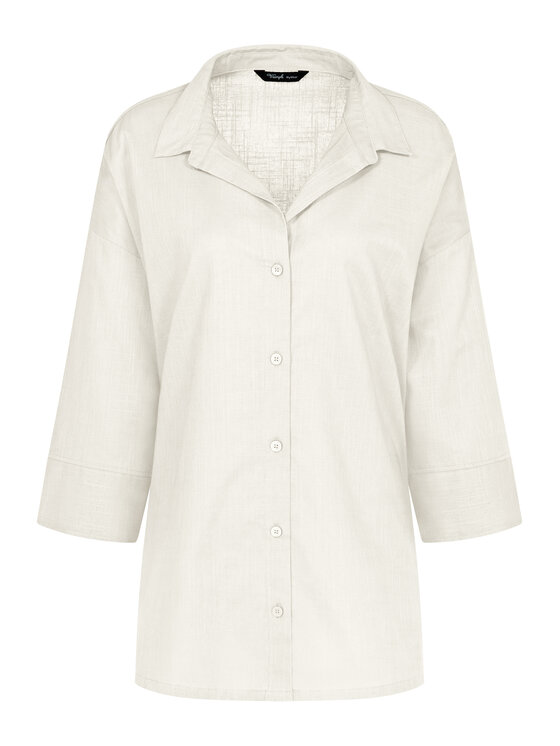 Triumph Triumph Πουκάμισο Summer 10222569 Εκρού Oversize