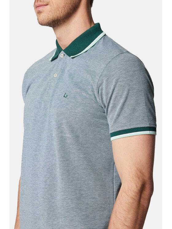 Lancerto Lancerto Polo Brody PO073124000026 Zielony Regular Fit