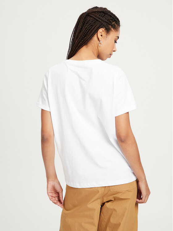 Cross Jeans Cross Jeans T-Shirt 56065-008 Biały Regular Fit