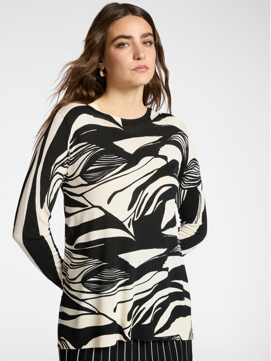Elena Mirò Elena Mirò Maglione M604Z100753N0S4 Nero Regular Fit